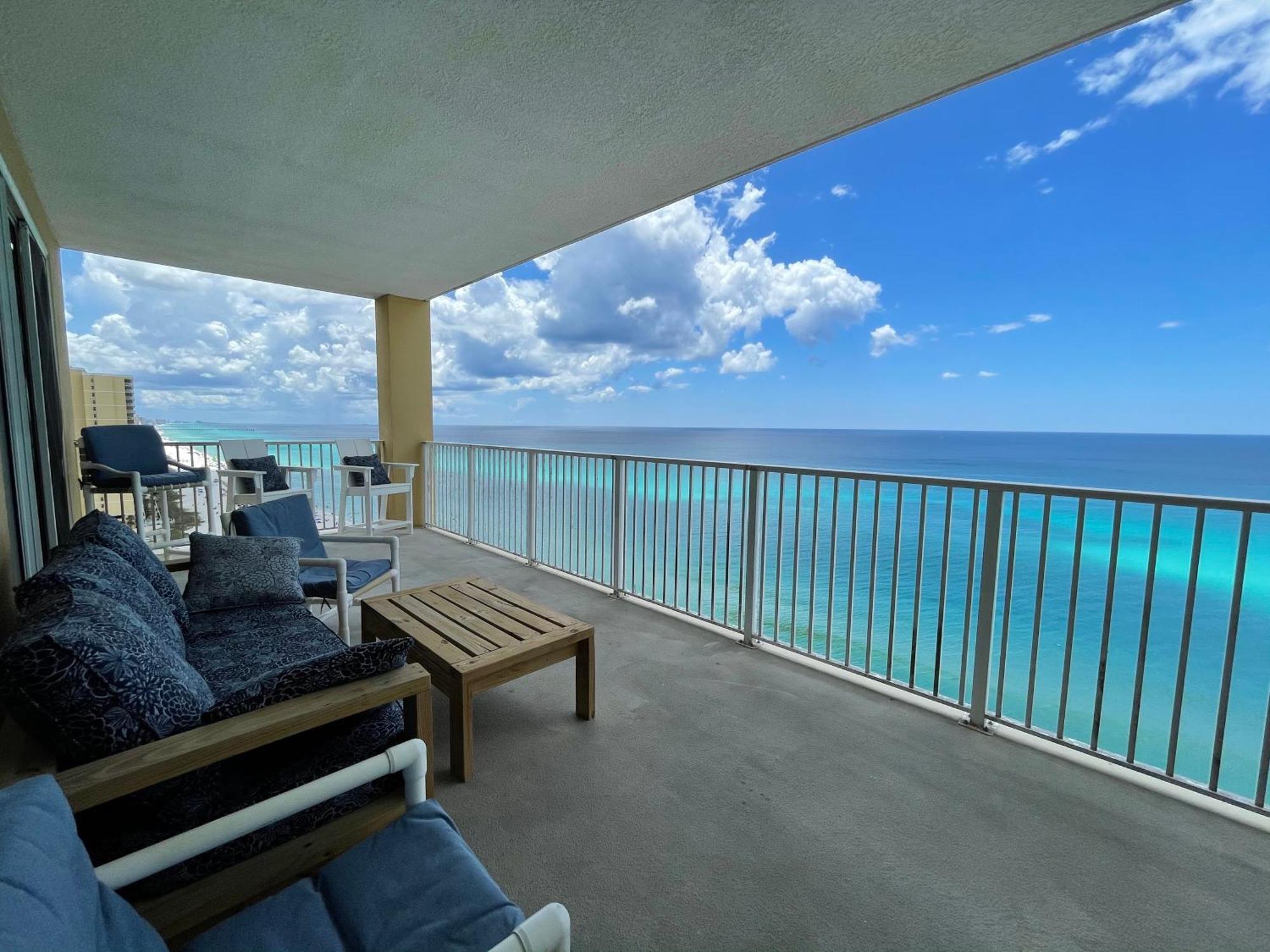 Tropic Winds 1701 Premium Corner Unit With 2 Parkings! Free Beach Chairs Service! Panama City Beach Exterior photo